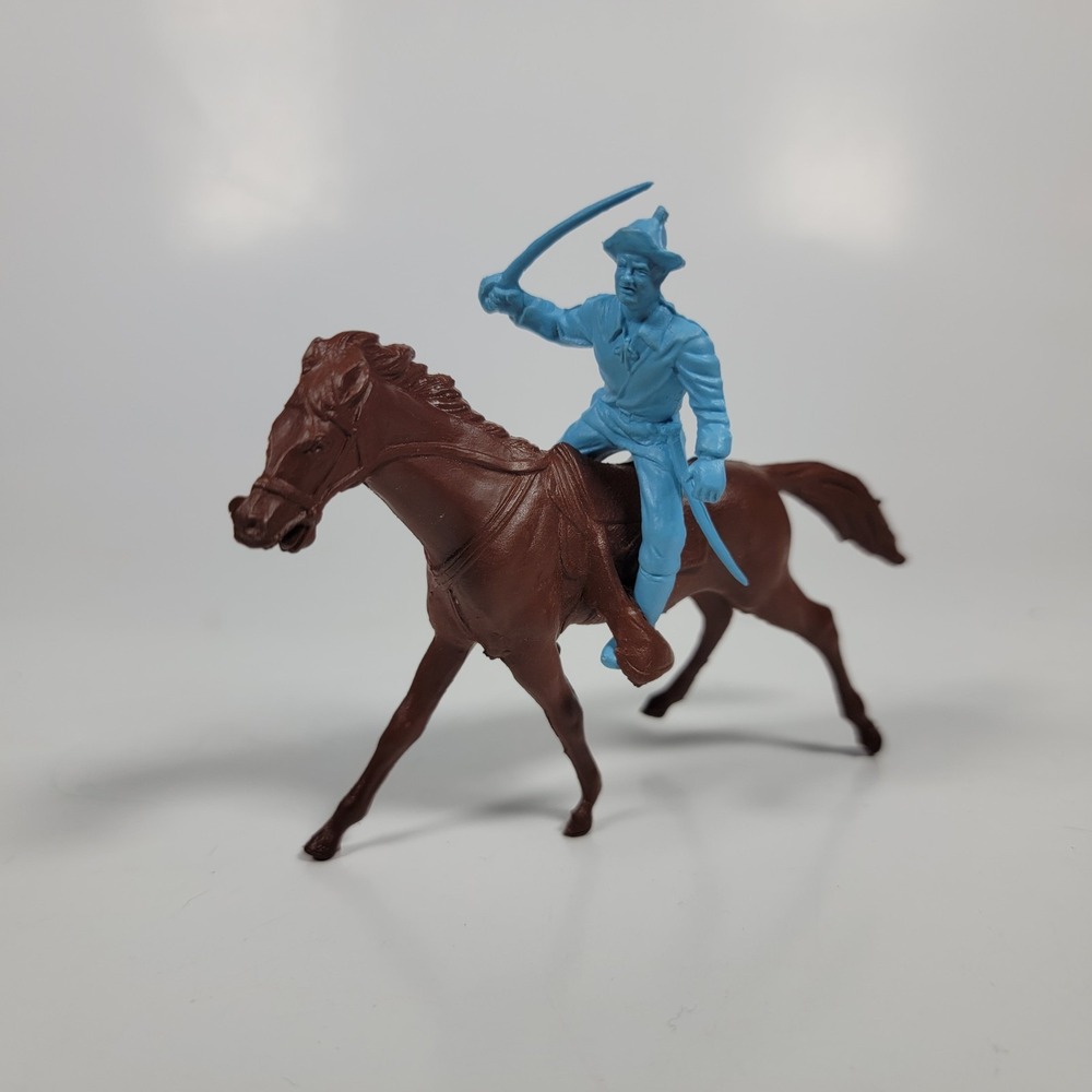 VINTAGE‎ MARX FORT APACHE PLAYSET Calvary & HORSE VINYL